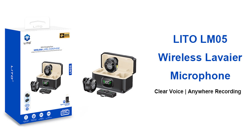 LITO LM05 Wireless Lavalier Microphone 