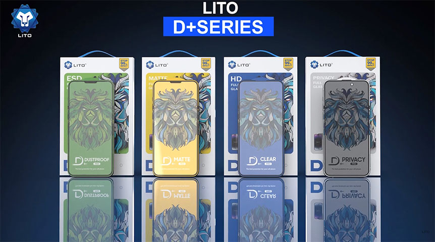 LITO D+ Pro Tempered Glass Screeen Protector