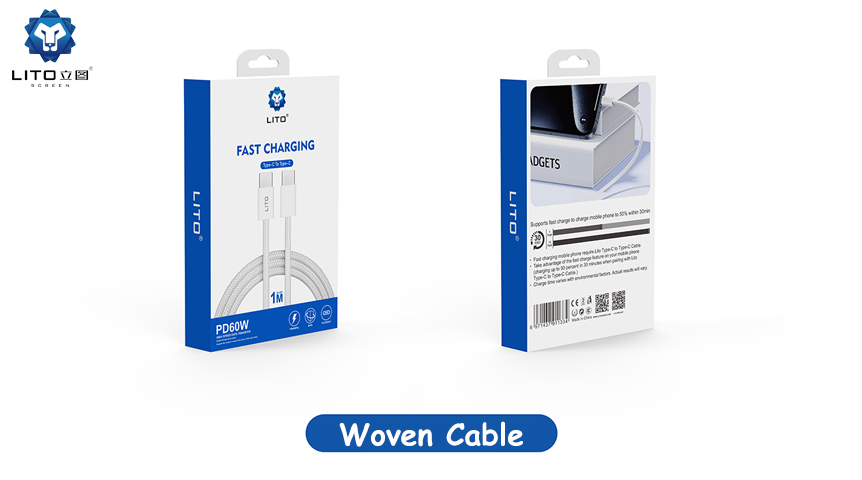 LITO Woven Type C to C Charging Cable