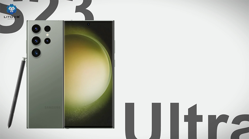 Lito E+ Edge Glue Tempered Glass Screen Protector Samsung Galaxy S23 Ultra